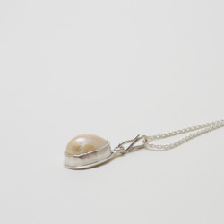 簡單小石系列-巴洛克珍珠‧純銀項鍊‧#2 第3張的照片