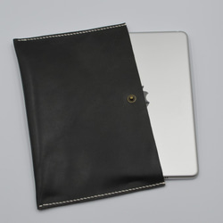 ダークグリーンのタブレットバッグ（ipad mini ...） 5枚目の画像