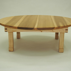 卓袱台（ちゃぶ台）　折り畳み式　ローテーブル　サイズオーダー可能 1枚目の画像