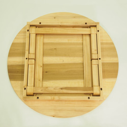 卓袱台（ちゃぶ台）　折り畳み式　ローテーブル　サイズオーダー可能 4枚目の画像