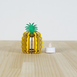 「パイナップル」木製ミニランプ 3枚目の画像