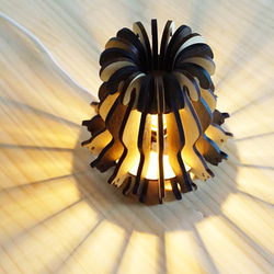 「ねこ」木製フロアランプ 照明　おしゃれ　北欧 2枚目の画像