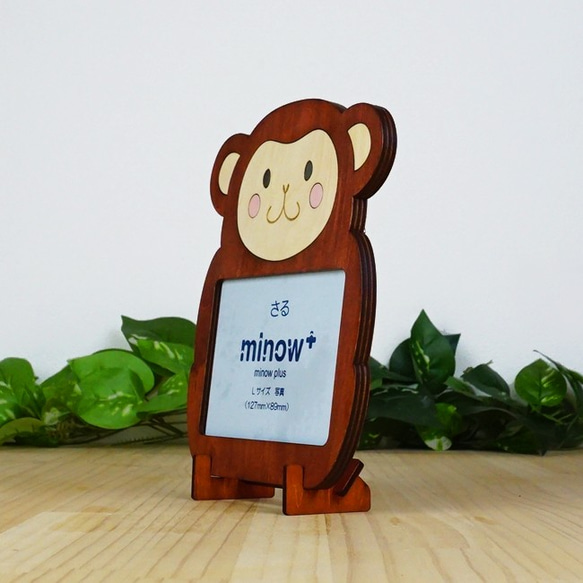 “猴子”木製相框十二生肖（L尺寸） 第2張的照片