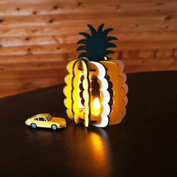 “菠蘿”木製迷你燈 第2張的照片
