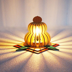 「鏡餅 19」木製フロアランプ　照明　お正月 4枚目の画像