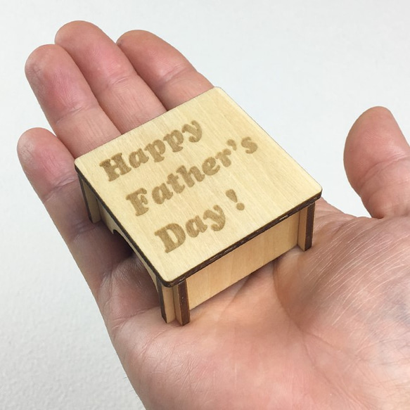 「父の日」木製チョコレートギフトボックス　かわいい　父の日 6枚目の画像