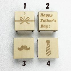「父の日」木製チョコレートギフトボックス　かわいい　父の日 4枚目の画像