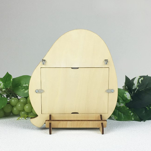 シマエナガ」木製写真立て（L判サイズ用） フォトフレーム・写真立て