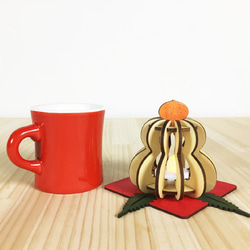 新年定！ “神上麻mo鼠”木製迷你燈和單個花瓶 第5張的照片
