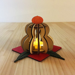 新年定！ “神上麻mo鼠”木製迷你燈和單個花瓶 第4張的照片