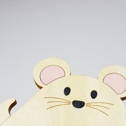 “鼠標”木製相框（L尺寸） 第4張的照片