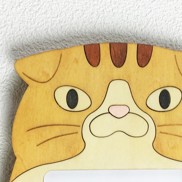 「蘇格蘭折耳貓」木製相框（L尺寸） 第3張的照片