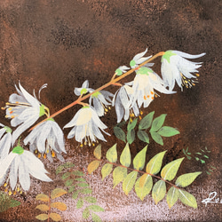 flower garden＊10号キャンバス　絵画　原画　風景画　花　植物 flower garden＊10号キャンバス絵画原画風景画春大きい