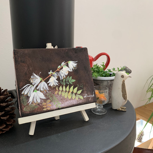 ウツギの花の絵 キャンバス【原画】 絵画 DENNY HORIMIZU 通販