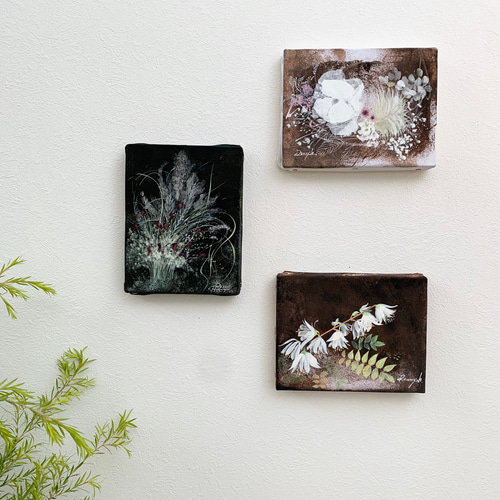 flower garden＊10号キャンバス　絵画　原画　風景画　花　植物 flower garden＊10号キャンバス絵画原画風景画春大きい