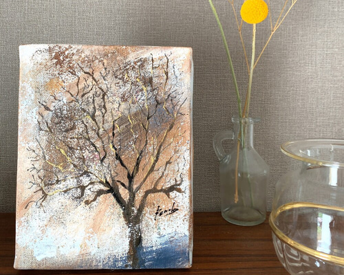 木の根の絵 the roots of tree “black”【キャンバス 原画