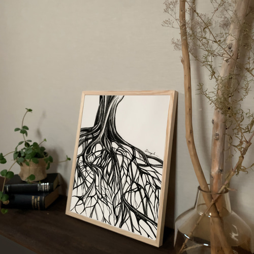 木の根 【原画】 絵画 DENNY HORIMIZU 通販 12174800｜Creema(クリーマ