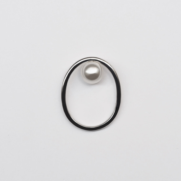 內珍珠戒指（SV925） 第3張的照片
