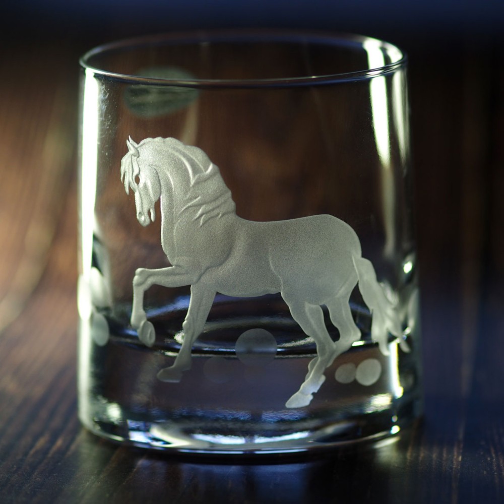 クリスタルロックグラス「馬術系」 8,520円