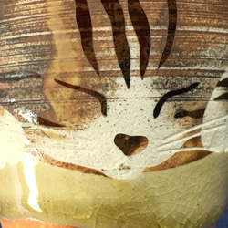 自作陶器シリーズ「眠り猫の湯呑み2」 4枚目の画像