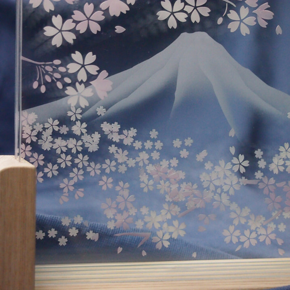立体桜オブジェ「富士遠景」 3枚目の画像