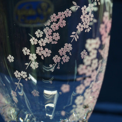 ペアワイングラス「枝垂れ桜」 3枚目の画像