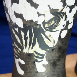 陶器製ペアビアタンブラー「猫杯」 3枚目の画像
