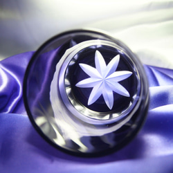 切子ロックグラス「紫マッターホルン」 5枚目の画像