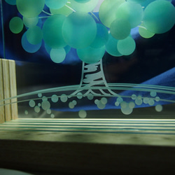ガラスオブジェ「ゆめの樹」 4枚目の画像