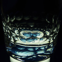 クリスタルロックグラス「青いスカラベ」 3枚目の画像