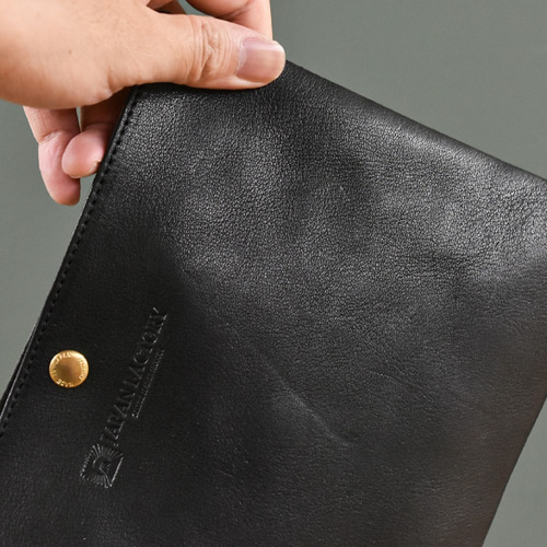 栃木レザー 2Way ミニ サコッシュ ショルダー クラッチ バッグ