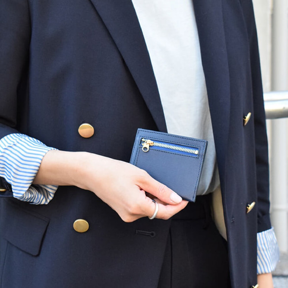 【在庫限りのビッグセール】フラグメントケース ミニ財布 財布 コンパクト 本革 薄い 薄型 小さい 防水 HAW019 6枚目の画像