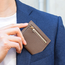 【在庫限りのビッグセール】フラグメントケース ミニ財布 財布 コンパクト 本革 薄い 薄型 小さい 防水 HAW019 2枚目の画像