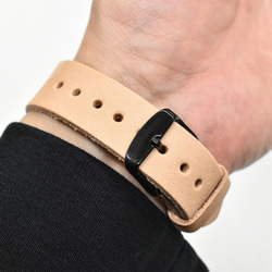 栃木皮革皮革皮帶手錶手錶替換皮帶手錶皮帶皮帶替換真皮皮革禮物棕色 JAK083 第2張的照片