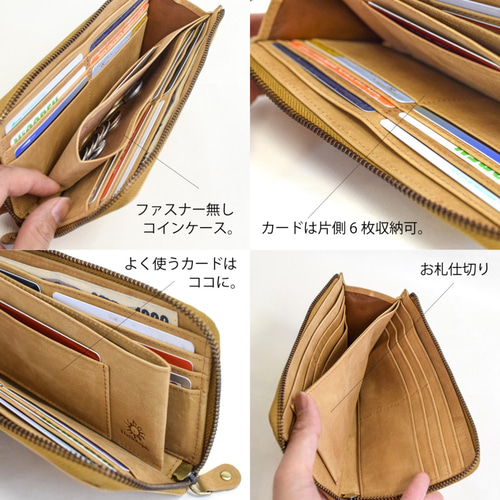 在庫限りのビッグセール】長財布 長財布 本革 レザー 大容量 ワイン