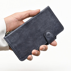 智慧型手機保護套，多設備相容，真皮材質，翻蓋式，女士款，適用於 iPhone 17 和安卓系統，6 種顏色可選，HAK062 第4張的照片