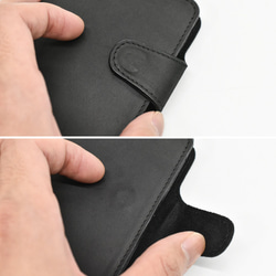 智慧型手機保護套，多設備相容，真皮材質，翻蓋式，女士款，適用於 iPhone 17 和安卓系統，6 種顏色可選，HAK062 第7張的照片