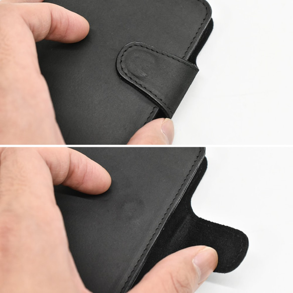 智慧型手機保護套，多設備相容，真皮材質，翻蓋式，女士款，適用於 iPhone 17 和安卓系統，6 種顏色可選，HAK062 第7張的照片