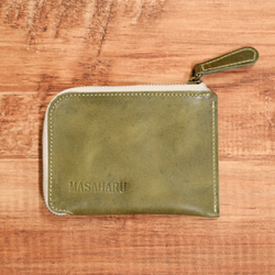 姫路産 馬革 L型コインケース 財布 手もみ シュリンク加工 カラー6色 ギフト JAK015 5枚目の画像