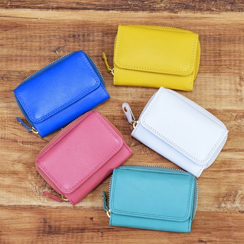 BOX型 財布 ミニ財布 三つ折り財布 二つ折り財布 小さい財布