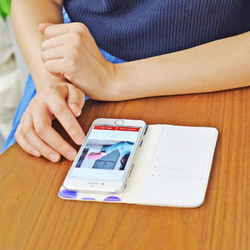 【限量特價】幾乎相容於所有型號！ iPhone 16 真皮手機殼，翻蓋式 TOK001 第5張的照片