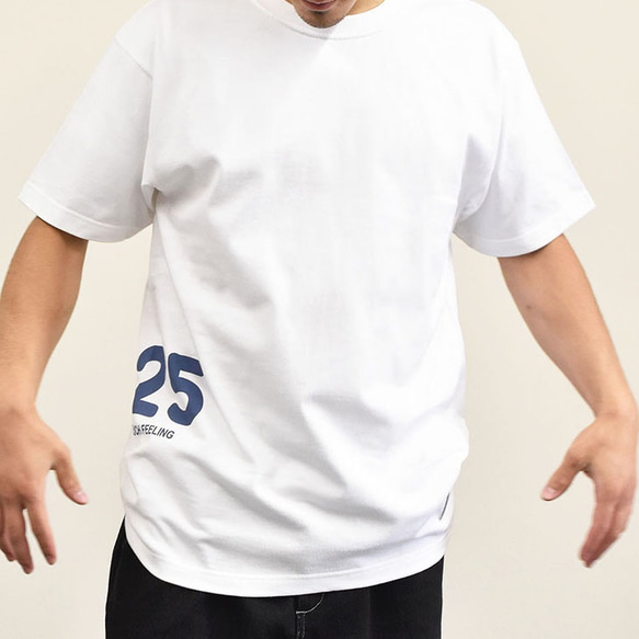 ※【限定価格1444円割引】クラシック厚手 Tシャツ シルクスクリーン プリント レザータグ ホワイト TP010 2枚目の画像