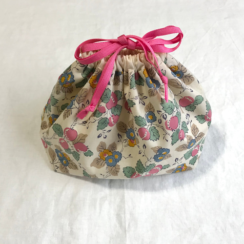 リバティ 巾着 お弁当袋 お弁当巾着 / アルデッタ 選べるサイズ 弁当袋  