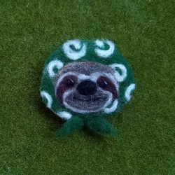 ♡羊毛フェルト ぷりけつ・うさぎさんブローチ♡ 羊毛フェルト