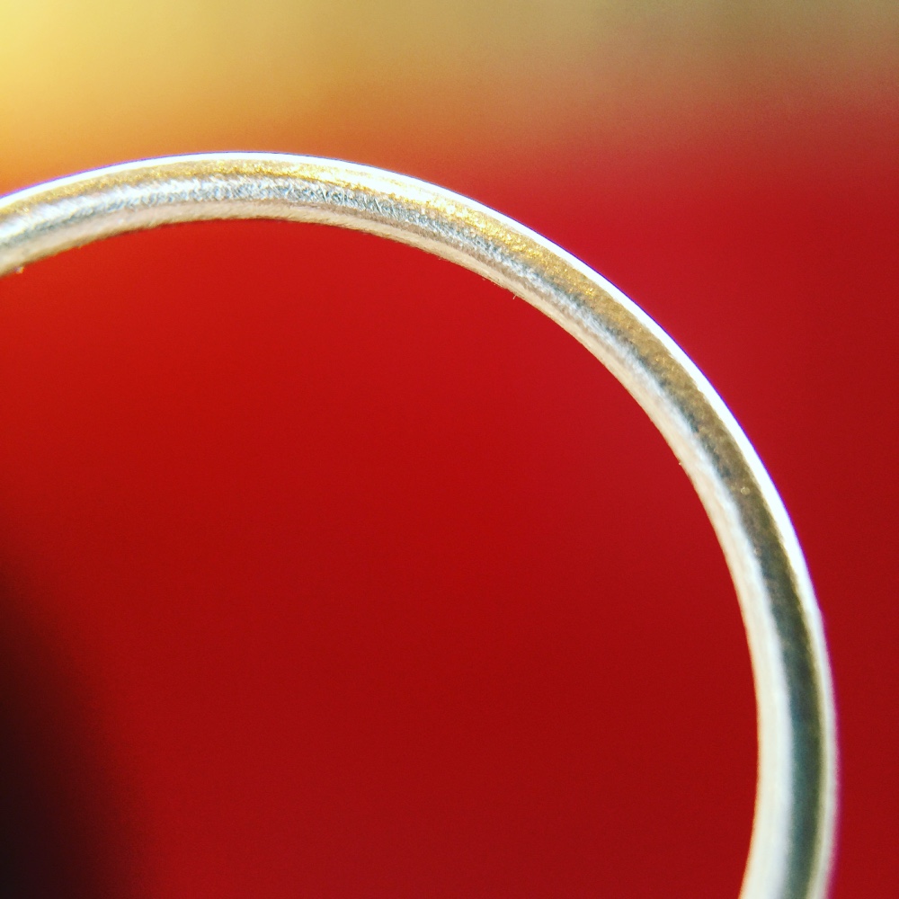 月の女神が宿る　銀製「幸せをつかむピンキーリング」