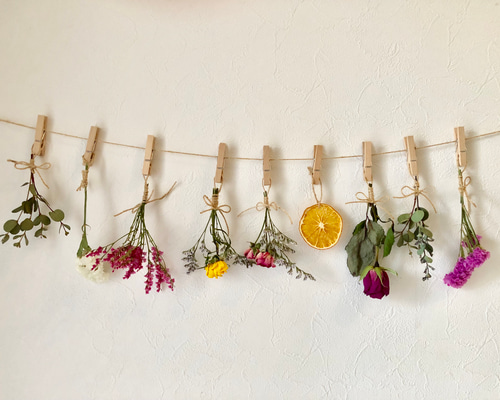 華やか♡ドライフラワーガーランド♡ ドライフラワー