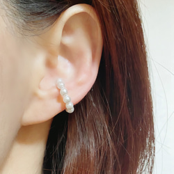 ボンボンピアス ボンボンイヤリング 3連 ピアス ボンボンアクセサリー