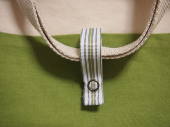 3WAY♪帆布材質單肩包3口袋✿摩卡X綠色✩訂單生產 第5張的照片