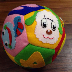 ハンドメイド ボール フェルト オーダー 再販♡《オーダー》フェルトボール☆いないいないばあ おもちゃ 手作り