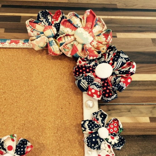 つまみ細工 クリスマス コルクボード(s) その他インテリア雑貨 0273